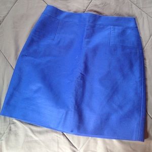 J. Crew Blue Skirt