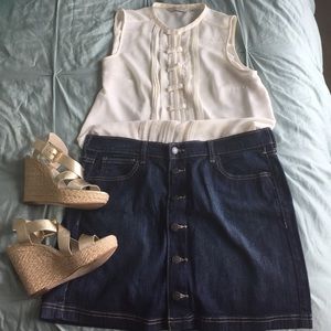 Denim Mini Skirt