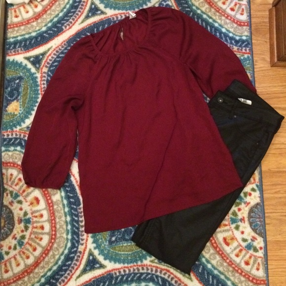 Maroon Top