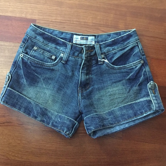 Denim shorts