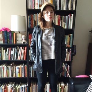 Vintage Black Leather Jacket