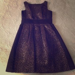 Limited Black and Gold Cocktail Dress