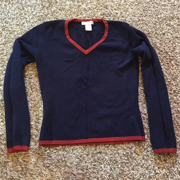 Navy sweater