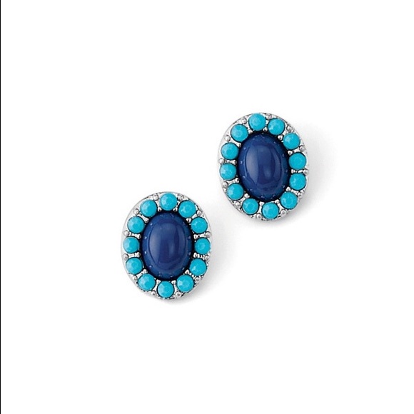 Pinch Earrings Blue Orchid