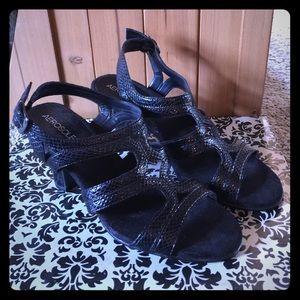 ***EASTER SALE***Aerosoles black sandals