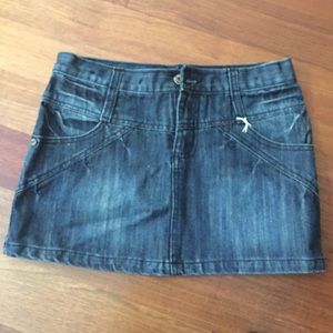 Denim skirts