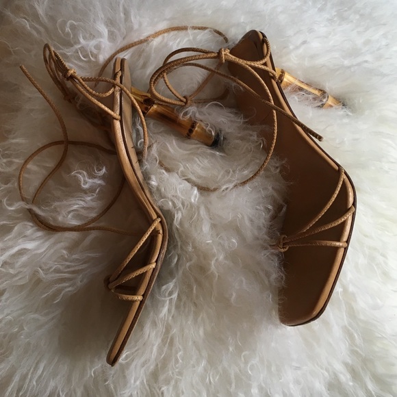 gucci bamboo heels