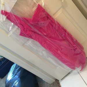 Hot pink dress