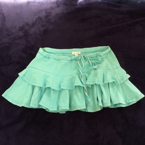 Abercrombie Blue Ruffled Skirt