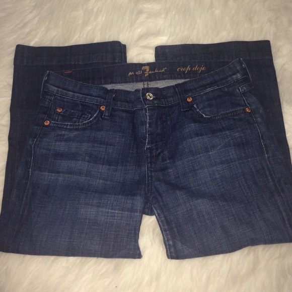 7 for all Mankind "Cropped Dojo" Capri Pants