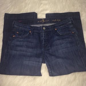 7 for all Mankind "Cropped Dojo" Capri Pants