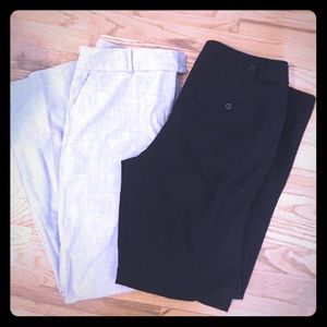 Lot 2 pair of wideleg slacks
