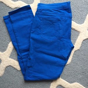 Old Navy Rockstar skinnies Cobalt Blue