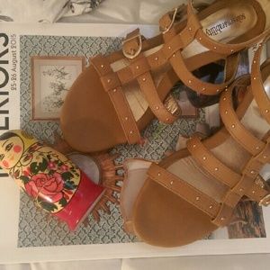 Brown Gladiator Sandals