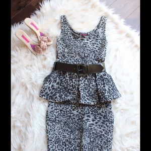 NWT Betsey Johnson peplum dress!