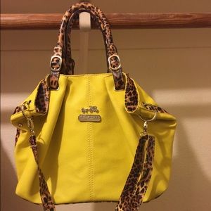 Coach yellow bag