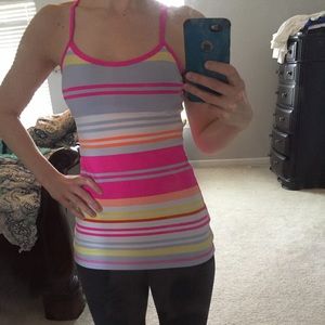 Lululemon power y in multi groovy stripe