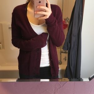 Maroon Cardigan M
