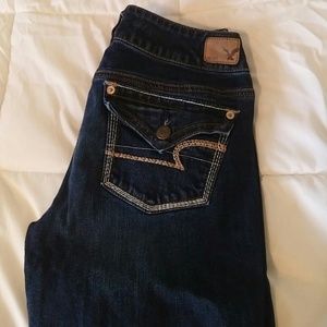 American Eagle Dark Wash Flare Jeans