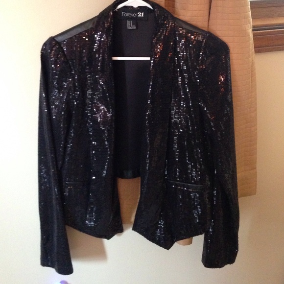 Black Sequin Jacket