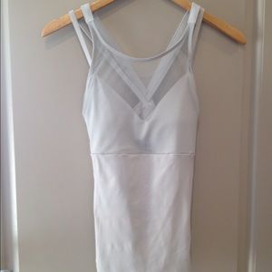 Alo Yoga Carmen Bra Tank - Vapor Grey