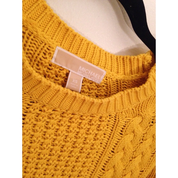 Michael Kors Mustard knit Sweater