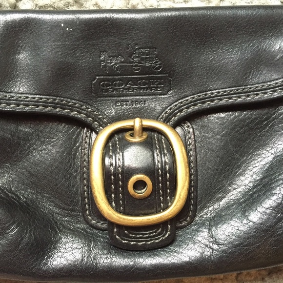 Coach leather wristlet. - Picture 2 of 3