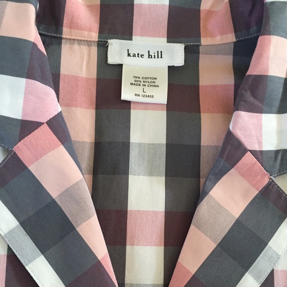 Kate Hill Checkered Shirt - Picture 2 of 2