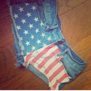 American flag shorts