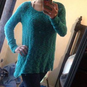 💕FLASH SALE💕Loose knit Turquoise ROXY coverup