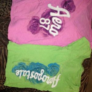 2 Aeropostale shirts