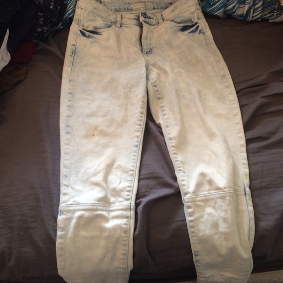 High rise American eagle skinny