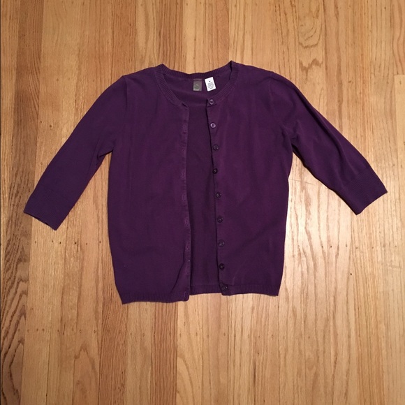 💖SALE💖 Purple BP cardigan - Picture 2 of 3