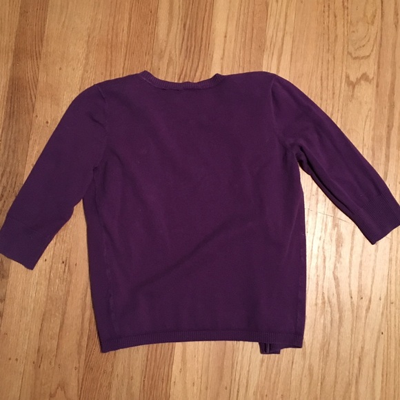💖SALE💖 Purple BP cardigan - Picture 3 of 3