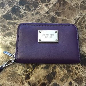 Michael Michael Kors leather wallet wristlet
