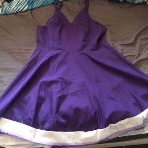 Purple sundress