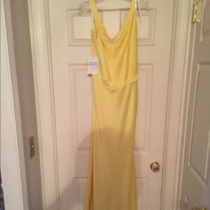 Yellow prom dress