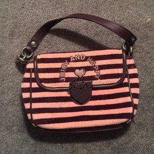 Juicy Couture terry clutch with handle