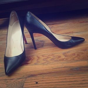 Christian Louboutin 100mm black classic pumps