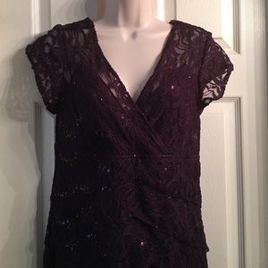 Formal lace dress flattering!!!!