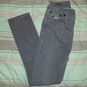 Grey Levi Straight leg Jeans