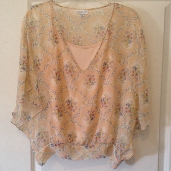 Paul & Joe Blouse with Undershirt - Picture 2 of 4