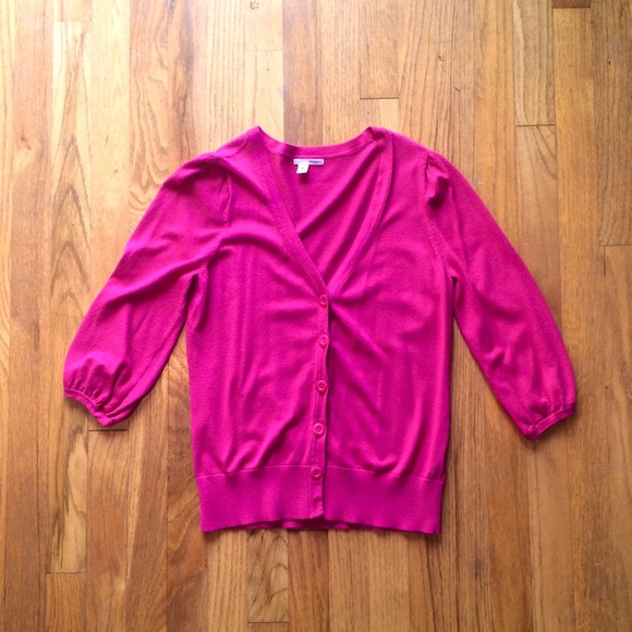 Pretty hot pink cardigan