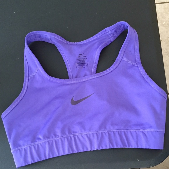 Purple Small Nike DRI-FIT Sportbra