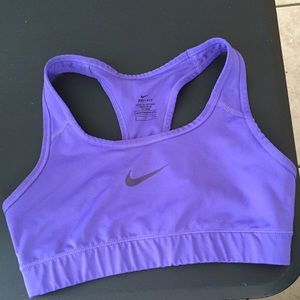 Purple Small Nike DRI-FIT Sportbra