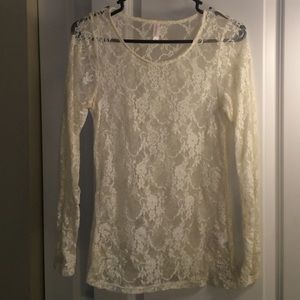 Fun flirty lace top