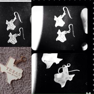 Silver .925 Texas State earrings