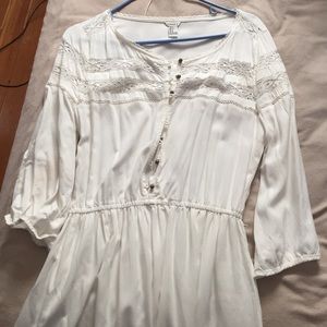 Forever 22 white antique looking dress