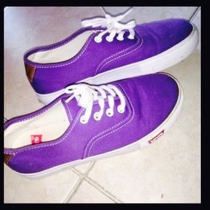 Purple and White Levis