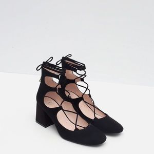 Zara Lace-Up Heel